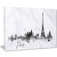 Paysage urbain «Paris with Eiffel Silhouette», peinture-21971343-35123763