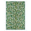 Machine Woven Polyester Floral Area Rug in Green/Yellow/Cream-2077886941