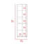 Nalani Rectangle Pantry Cabinet