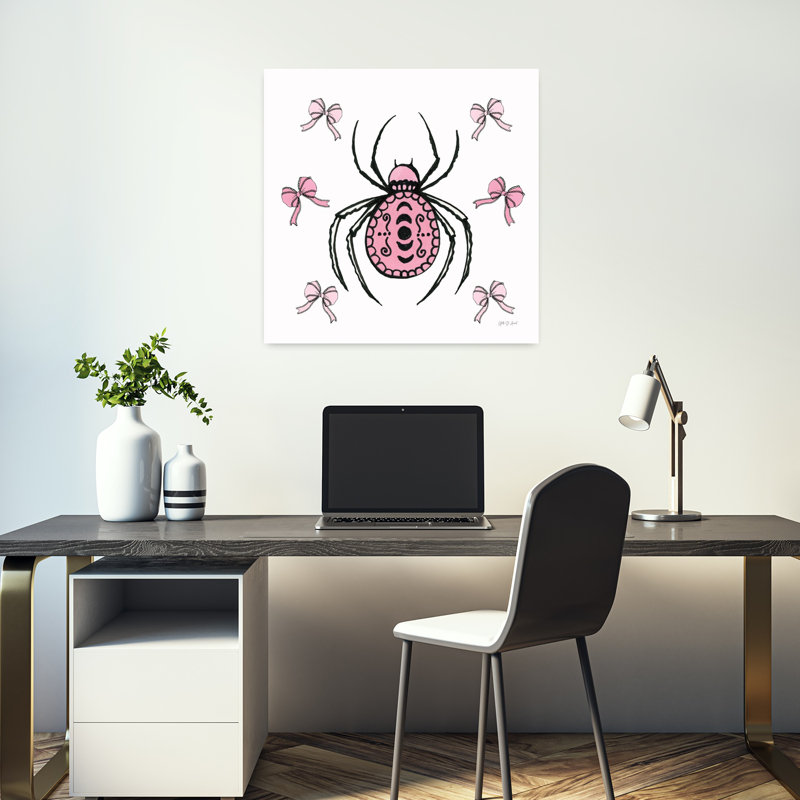 Art contemporain araignée Coquette, H 18 po x l 18 po