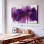 Nature "Impression libre sur toile mauve sur fond blanc" sur-98865663