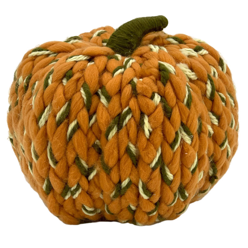 Citrouille tissée moelleuse 9 po