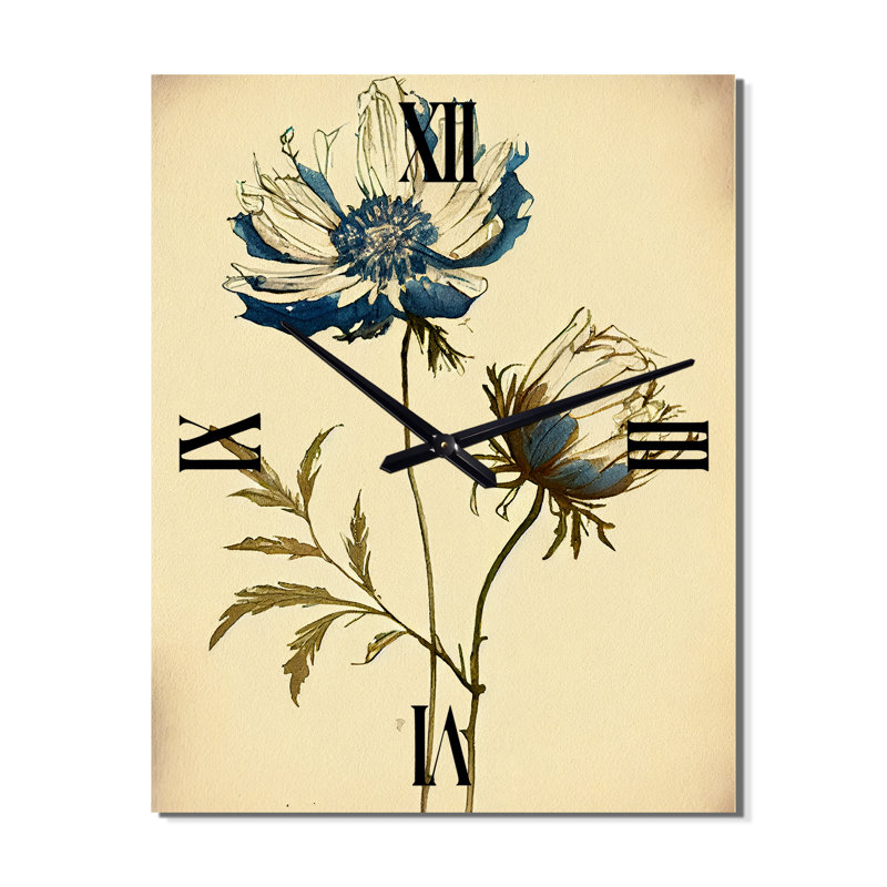 Jaydy - Horloges murales florales, Très petit