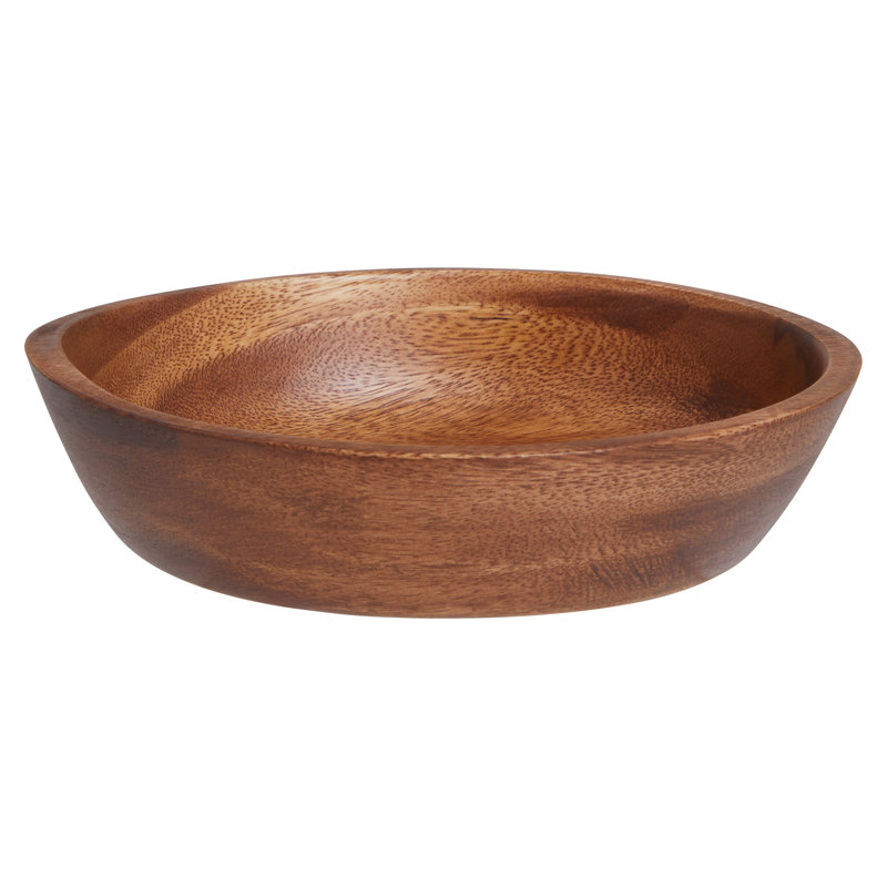 Solid Wood Decorative Bowl