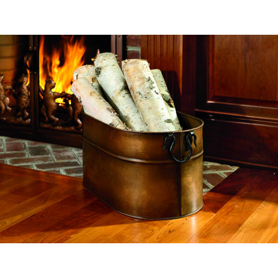 Abdulkadyr 12.75'' W Metal Log Rack