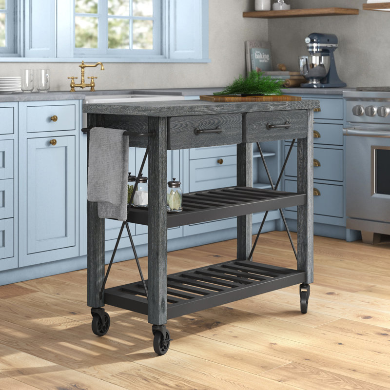 Chariot de cuisine Ashwaubenon, Gris