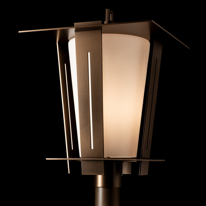Linea Outdoor Lantern Post Light, Coastal Bronze