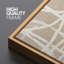 «Beige Neutral Geometric Line Abstract Art», grande impression sur toile encadrée pour chambre principale-1053897145-1053897150