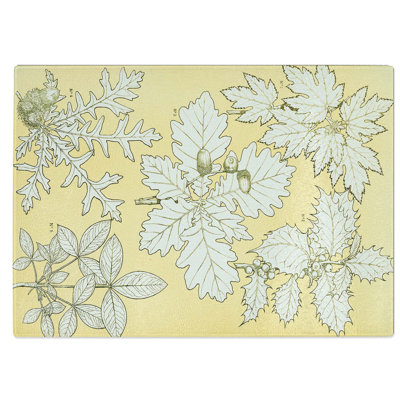 Glass Leaves From Nature No. 5 by Owen Jones Chopping Board
