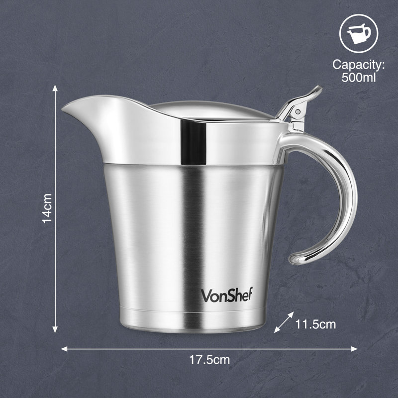 500ml Stainless Steel Gravy Boat