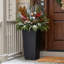 Tall 28" Square Planter Box with Plant Shelf Insert-108974000