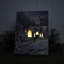 Kirkby - Christmas Chapel 8x6 Lighted Tabletop Canvas