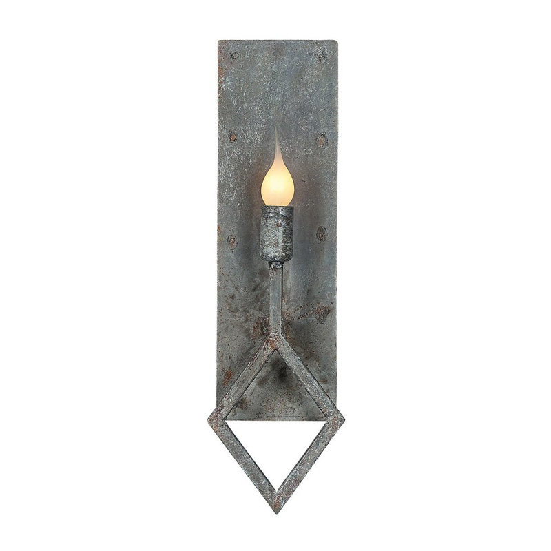 Sarah 1 - Light Candle Wall Light, Deep Ocean