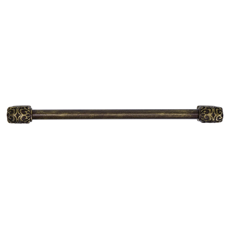 Via Veneto 6" c.c. pull; Soft, 6", Antique Brass