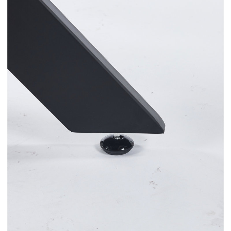 Table de salle à manger Absecon, Noir