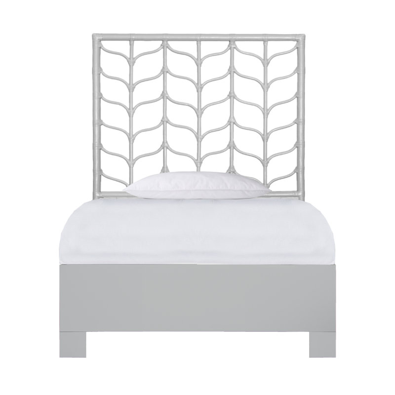 Ivy Bed, Light Gray, Extra-Long Twin