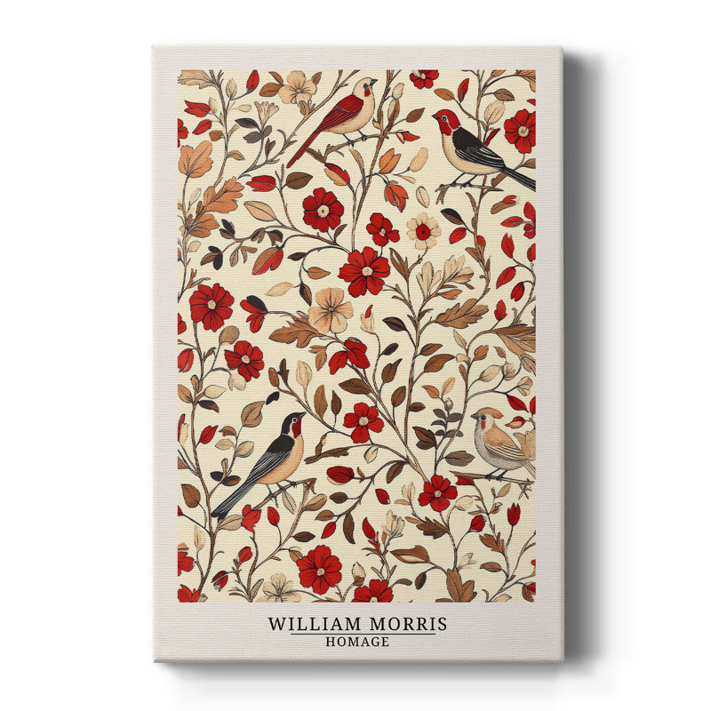 WM MORRIS Series CCCXXXVII -Gallery Wrapped Cavas, 40" H x 60" W