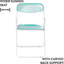 Chaise pliante en acrylique transparent avec structure chromée-526095629