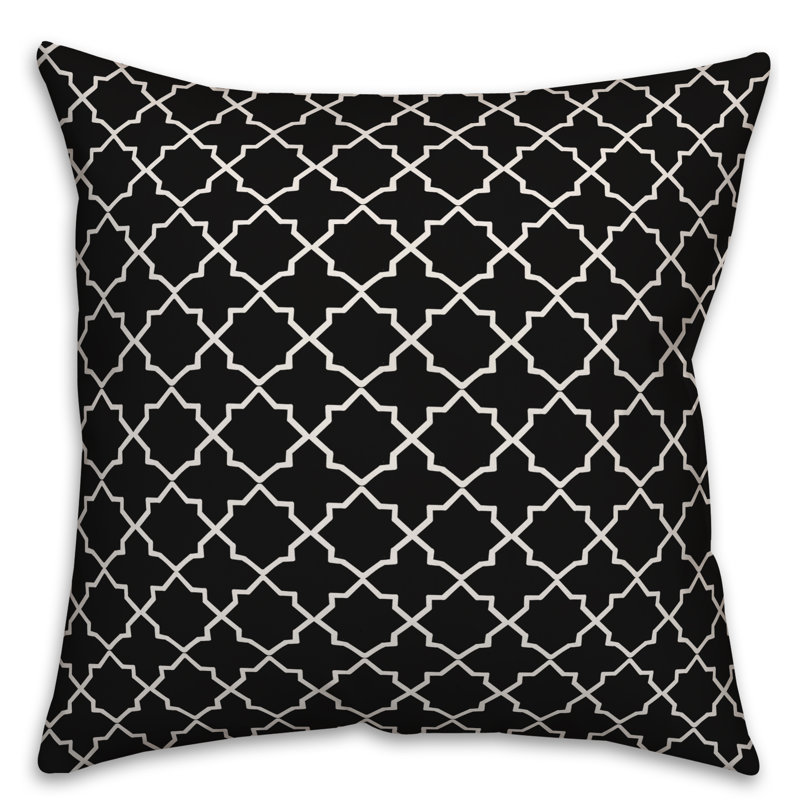  Coussin Quatrefoil, 20 po x 20 po