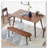 Wood Dining Bench Bed Bench for Dining Room, Bedroom-1462871751