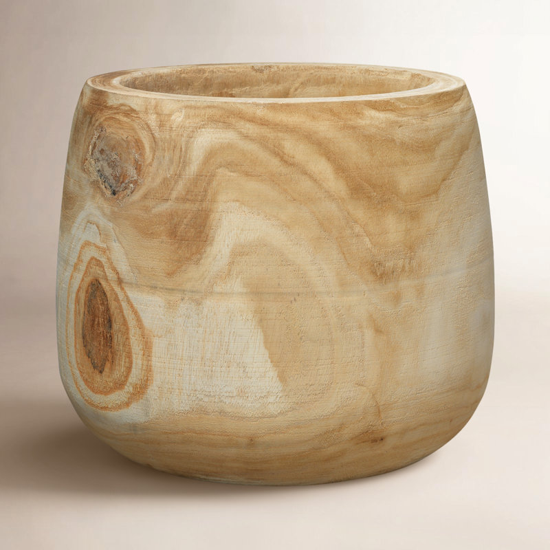 Jaspen Handmade Wood Table Vase