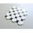Supreme Tile Porcetile Dot 10.52 in. x 10.52 in. Geometric Matte Porcelain Mosaic Wall and Floor Tile-36931456