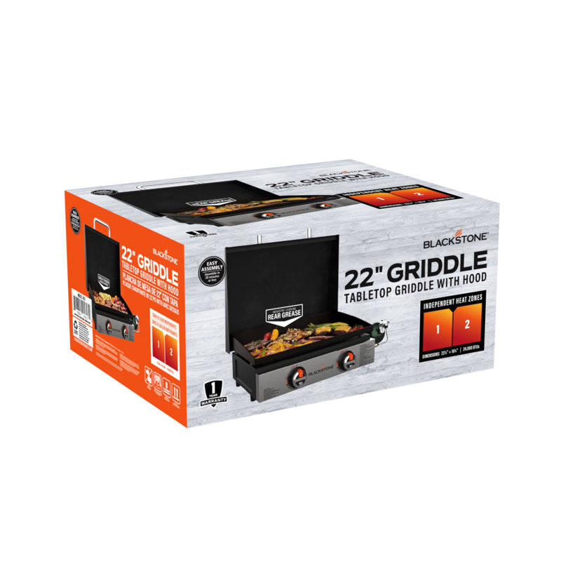 Blackstone 2-Burner 22" Tabletop Propane Griddle