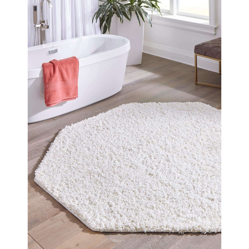 Sybil Striped Indoor Rug, Octagon 6'