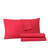 Lacoste Cotton Percale Sheet Set, Crisp Feel & Breathable Bedding, Deep Pocket Fitted Sheet, Chili Pepper, Full-35177729-35177720