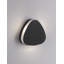 Black Integrated LED Outdoor Armed Sconce