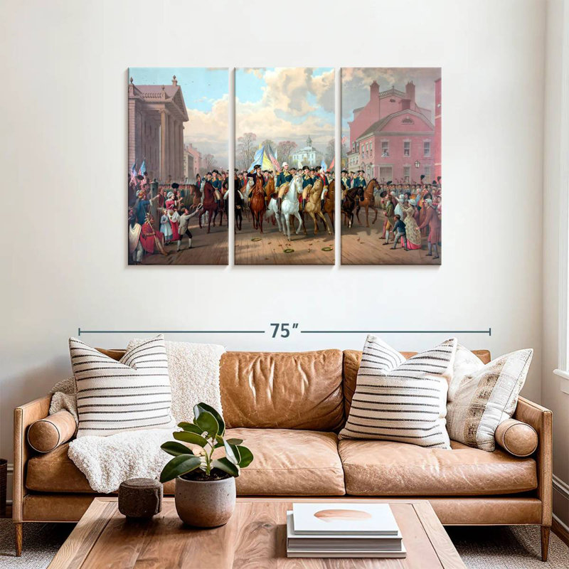 Lelar American History, 36" H x 57" W