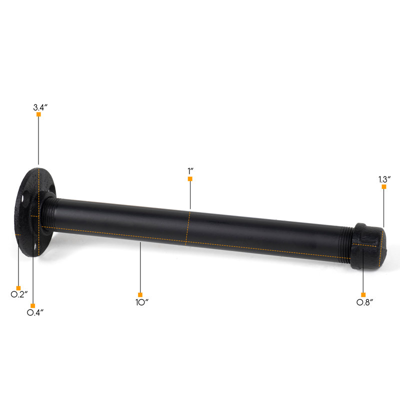 Ensemble de supports de tuyaux Hollandsworth, H 3 po x l 1 po x P 10 po