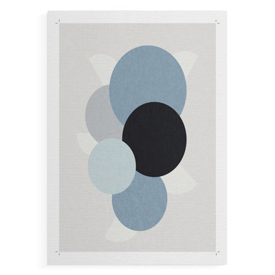 Shapely Blues II -Canvas Print Only - NOT FRAMED