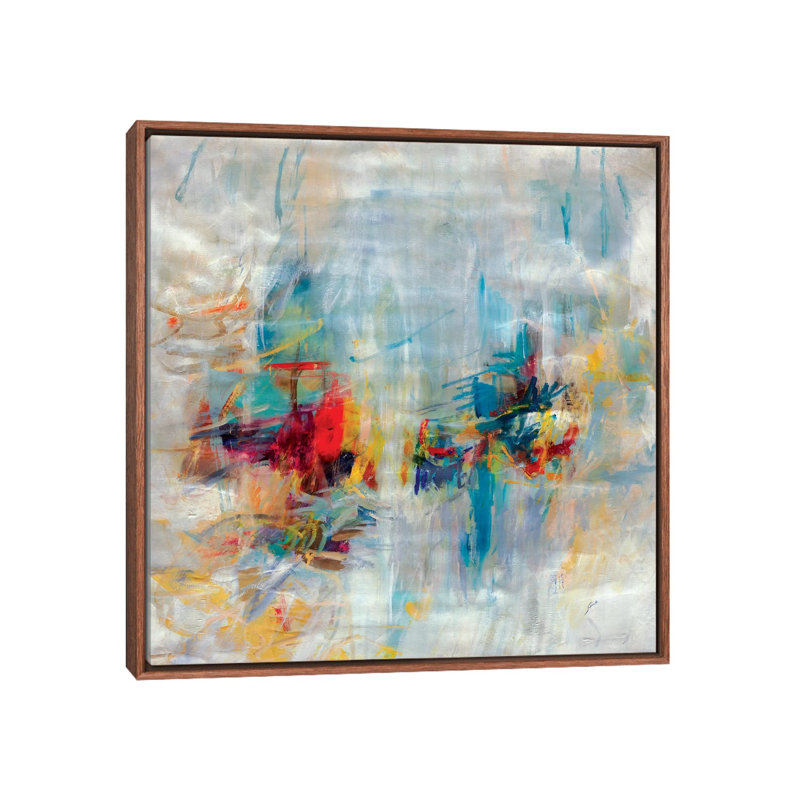 Reproduction d’art « New décennie » par Julian Spencer, Pas de tapis, H 18 po x l 18 po x 1,5 po