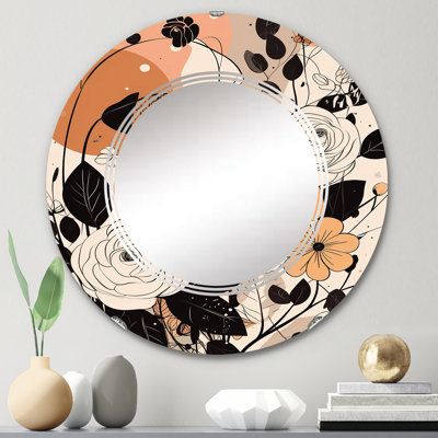 Sulkey - Miroir mural moderne rond