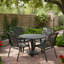Ensemble de chaises de patio en acier thermolaqué Wittig (ensemble de 4) -610373344-610373347