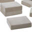 Repose-pieds modulaire (brun clair)