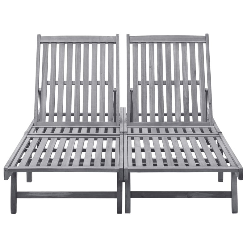 Méridienne simple Emalene, Gris