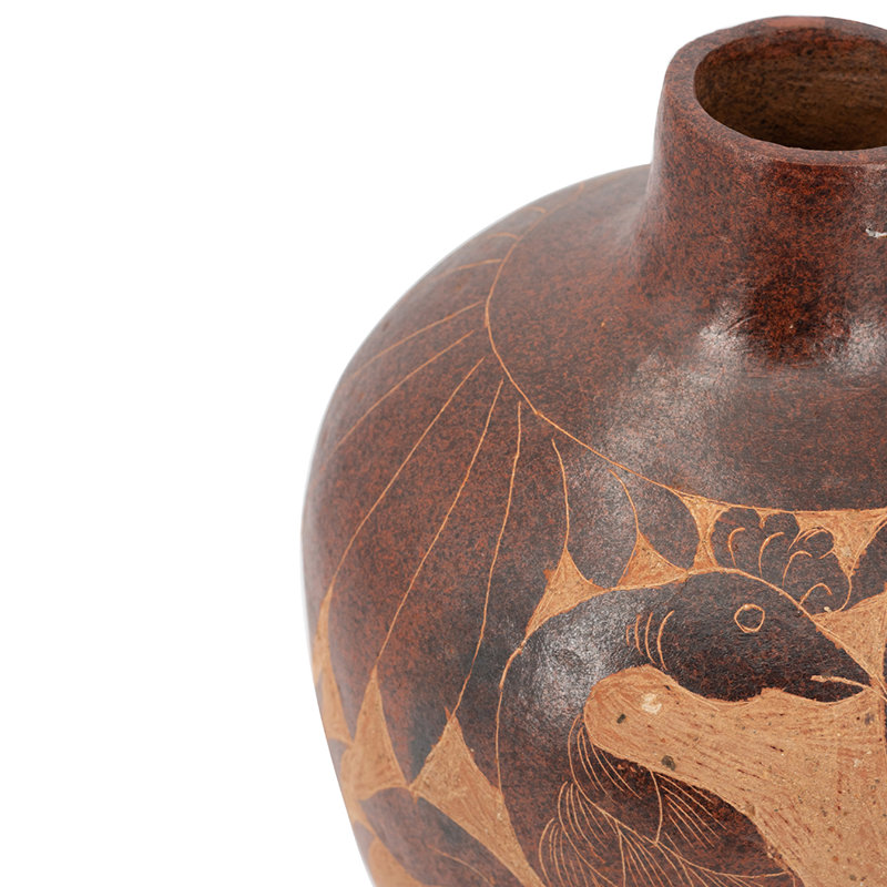 D9X13" Terracotta Vase