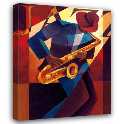Red Barrel Studio® Mallett, Keith Gallery Wrapped Canvas Art Titled: Bebop