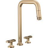 Kintsu® Widespread Pull-Down Faucet With Square Spout