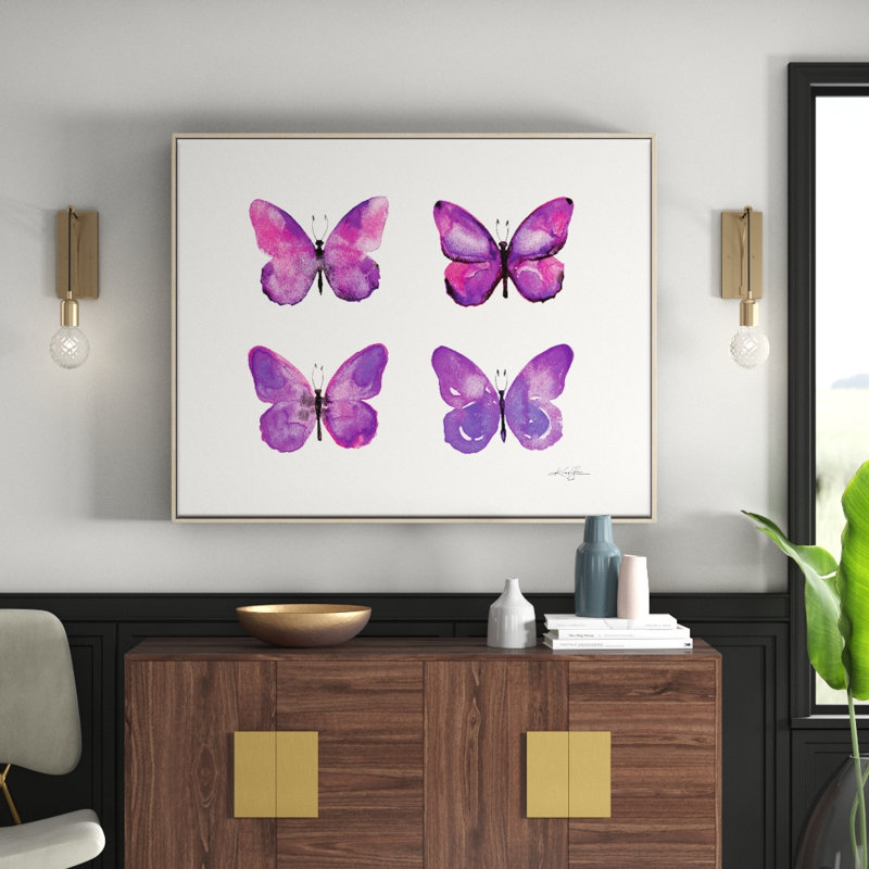 Kathy Morton Stanion - Wrapped Canvas Painting, Timber Floater Frame, 41cm H x 51cm W