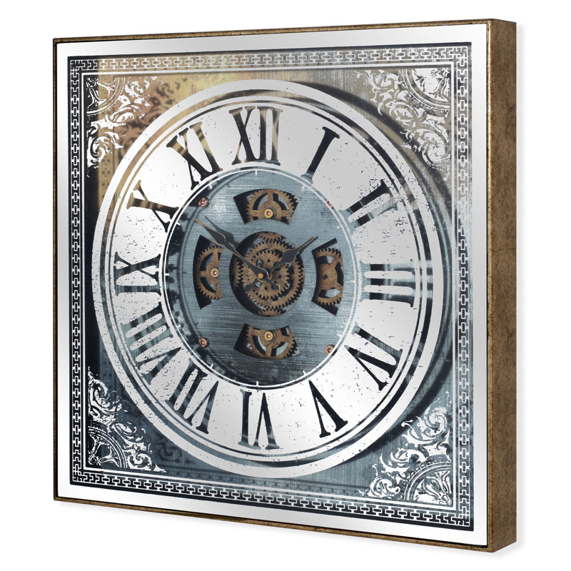 Newlin Metal Wall Clock