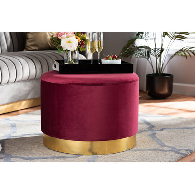 Asuncion Velvet Ottoman