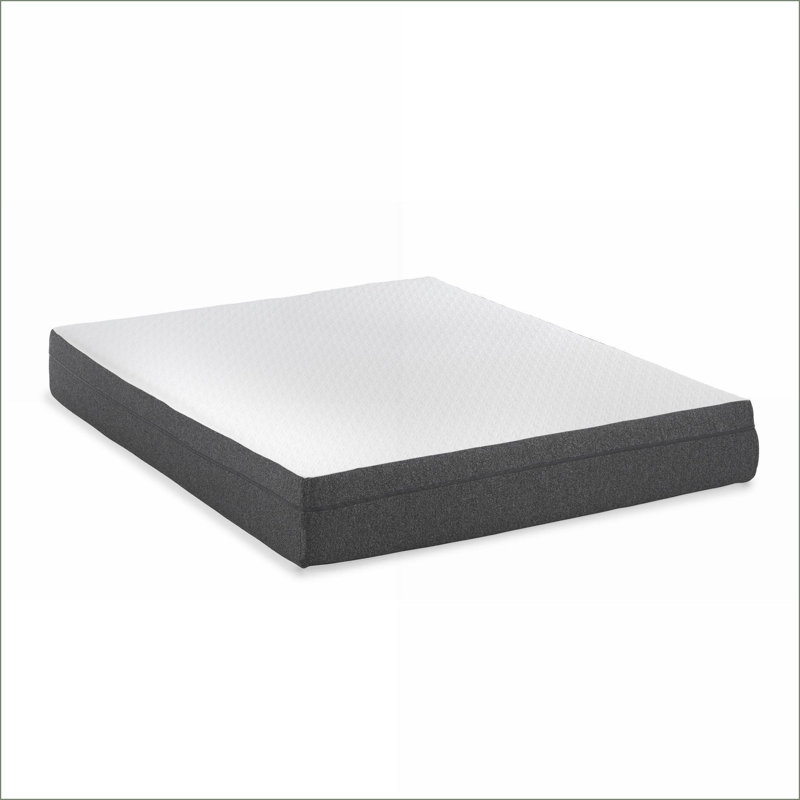 Mattresses | 10” Medium Gel Memory Foam Mattress with Edge Support &amp; Air Grid Twin | White | Foam, Twin