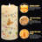 Set of 3 Flickering Battery-Operated Colourful LED Candles
