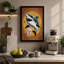 Shark and Cinema Graphic 1 Piece Wrapped Canvas Wall Art-892114407-892114409