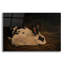  «Resting Bunny Rabbit 5» par Marian Parsons, art mural en verre acrylique, 24 po x 16 po-2008623141