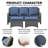 Gretna Wicker 3 - Person Patio Conversation Set with Cushions-345439693