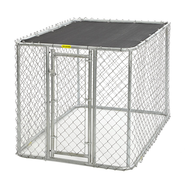 MidWest 6ft x 4ft Steel Chain Link Outdoor Dog Kennel